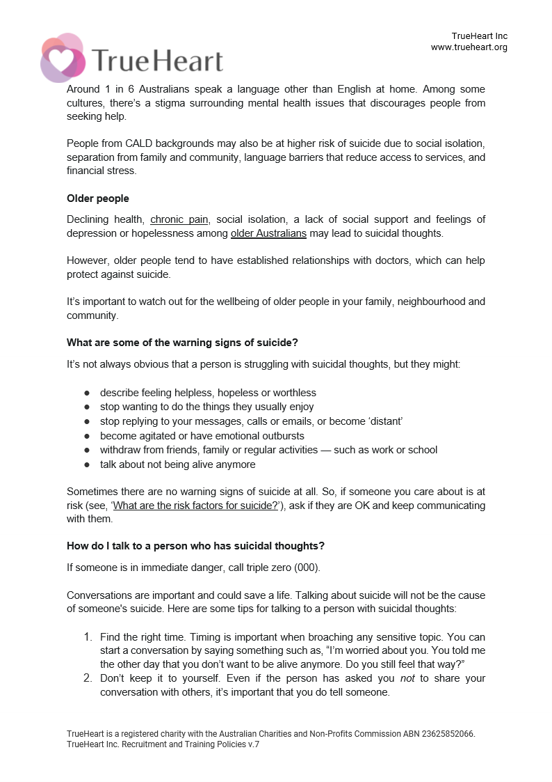 Recruitment and Training Policy, page 13 of 17
